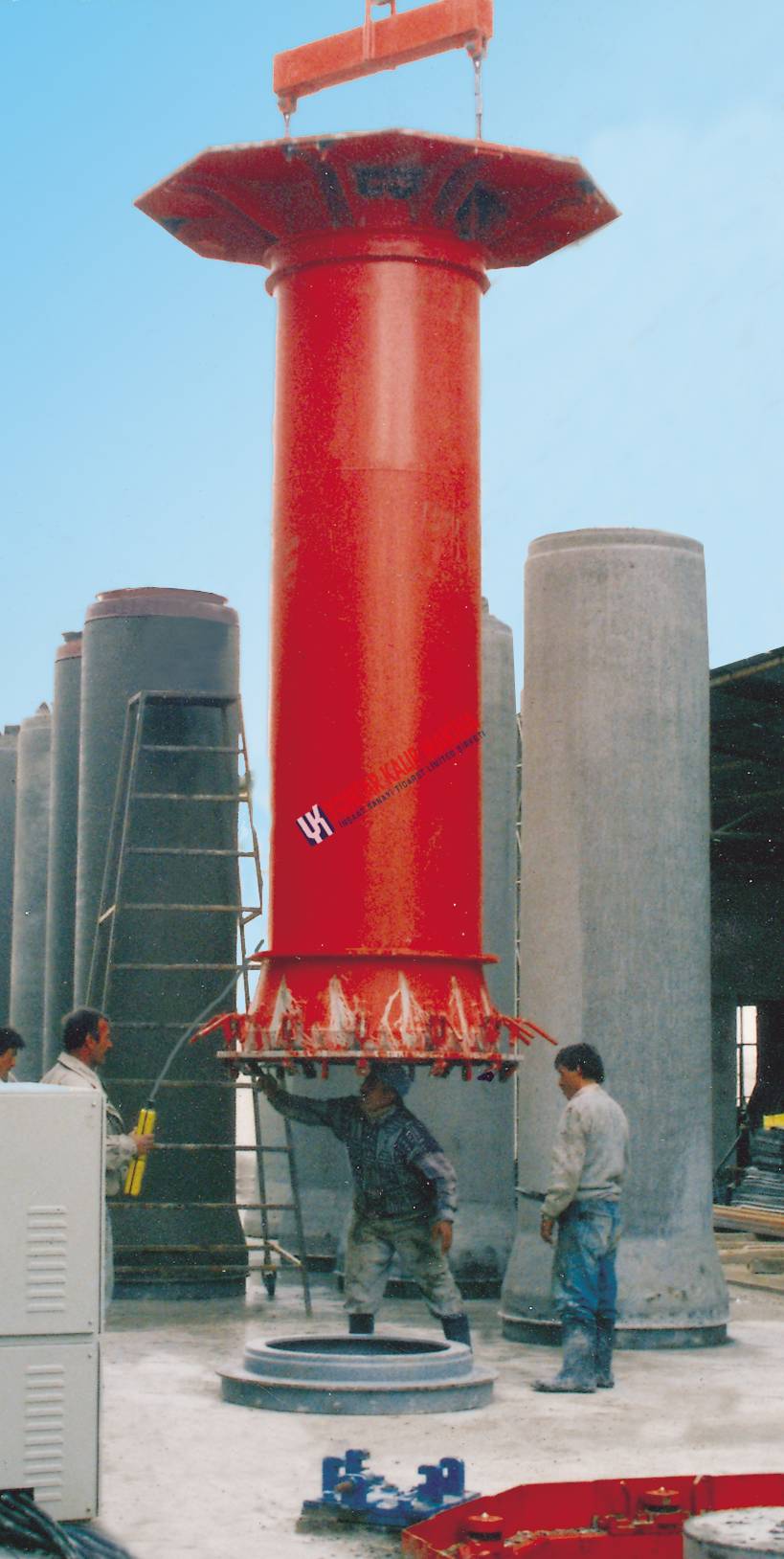 Les moules de tube de béton